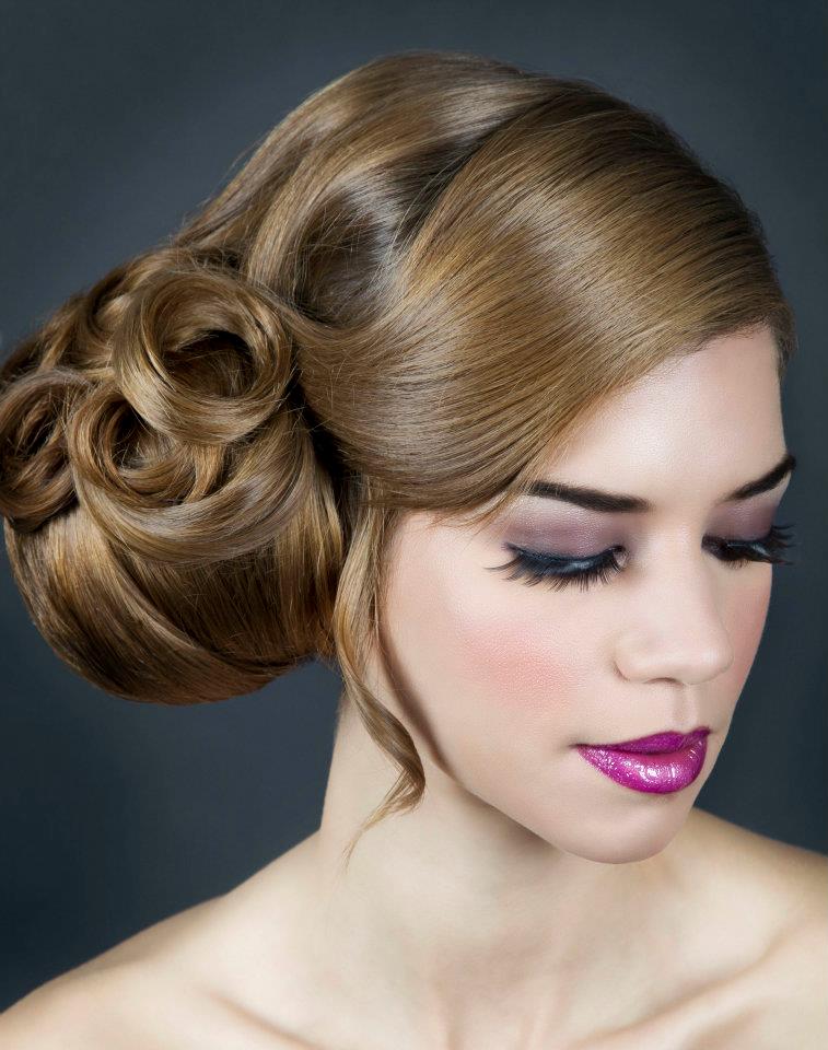 Kasia Low Bun the perfect wedding hairstyle for 2012 Vintage inspired 